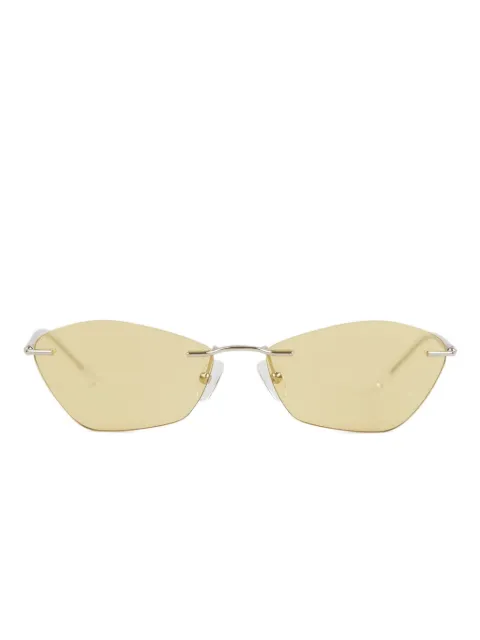 Alexander McQueen gafas de sol T-Bar con montura geométrica