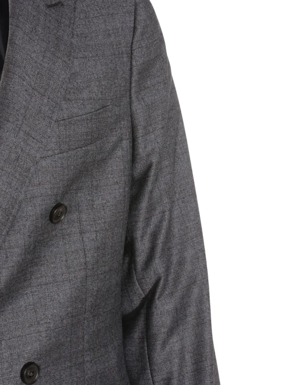 Canali Wollen blazer met dubbele rij knopen Grijs