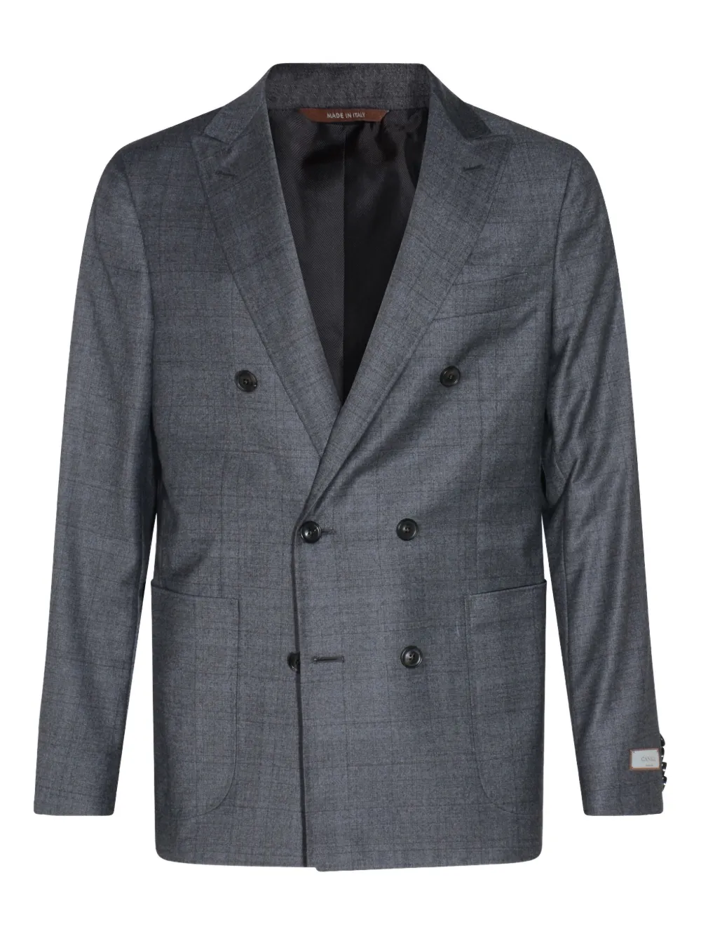 Canali blazer de lana con doble botonadura | gris | Image 1