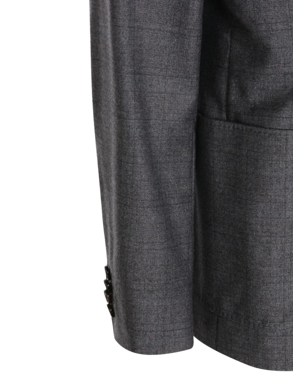 Canali Wollen blazer met dubbele rij knopen Grijs