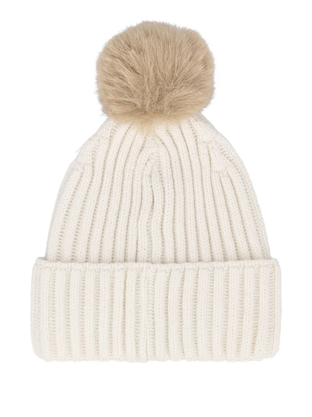 BOGNER pompom logo hat - Beige