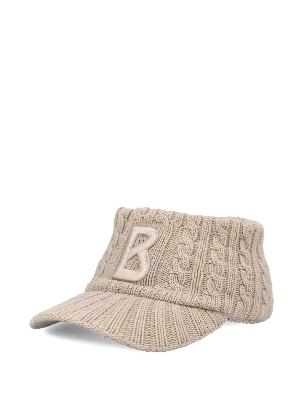 BOGNER cable-knit hat - Beige