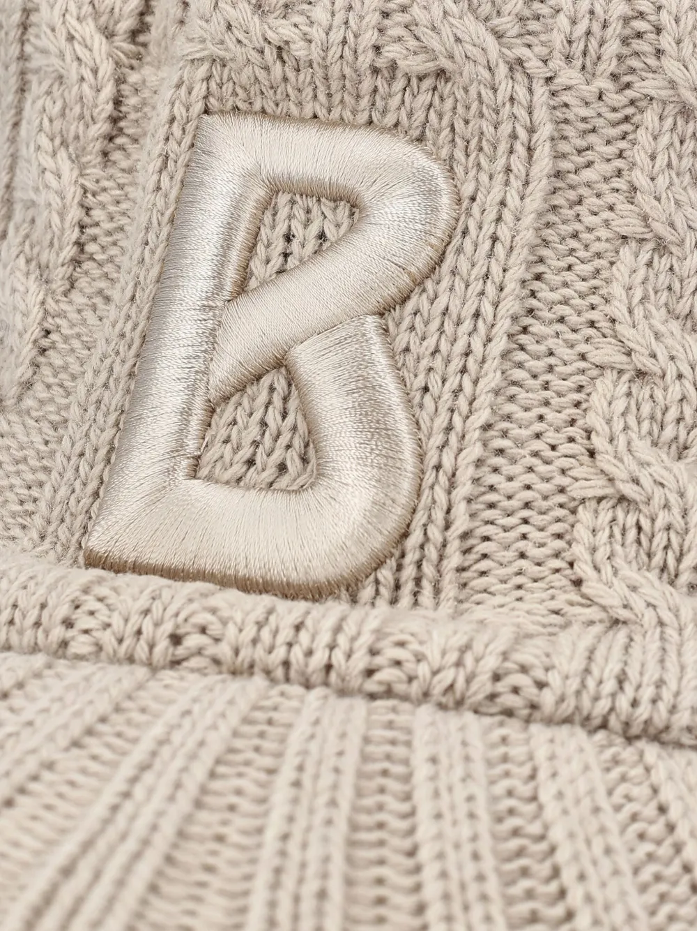Bogner Cable-knit Hat In Neutral