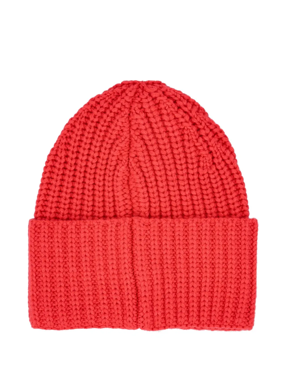 BOGNER ribbed logo-patch hat - Rood