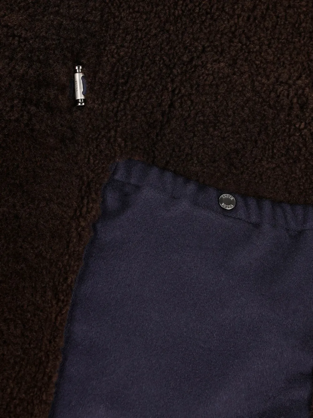 Zegna Jack met zak Blauw