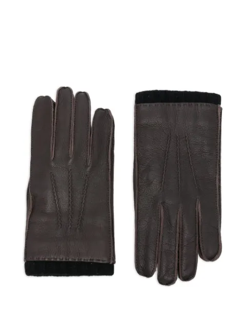 Paul Smith gants en cuir