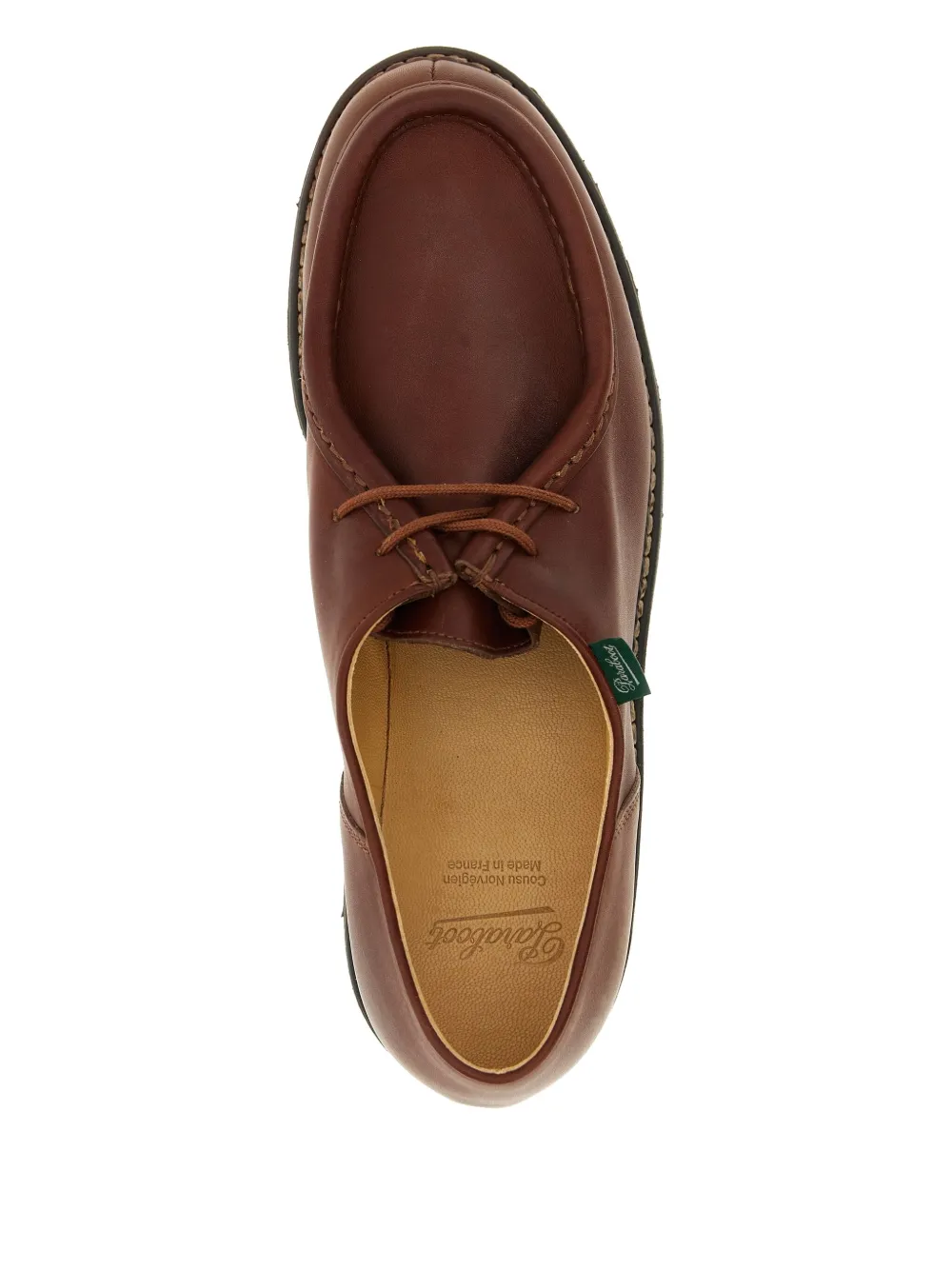 Paraboot Michael leren derby schoenen Bruin