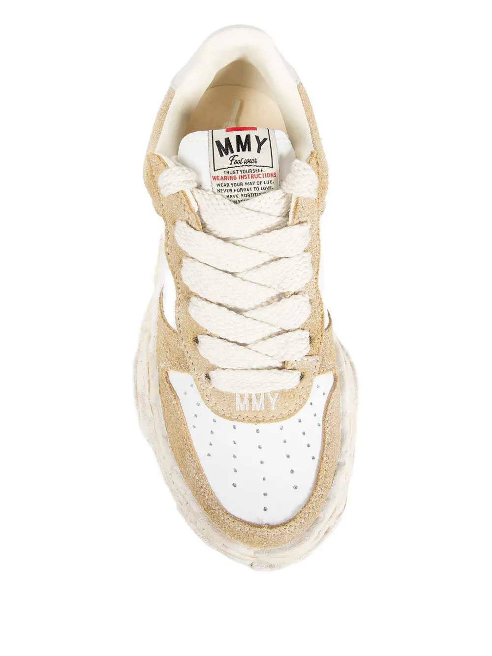 Maison MIHARA YASUHIRO Wayne suède sneakers Wit