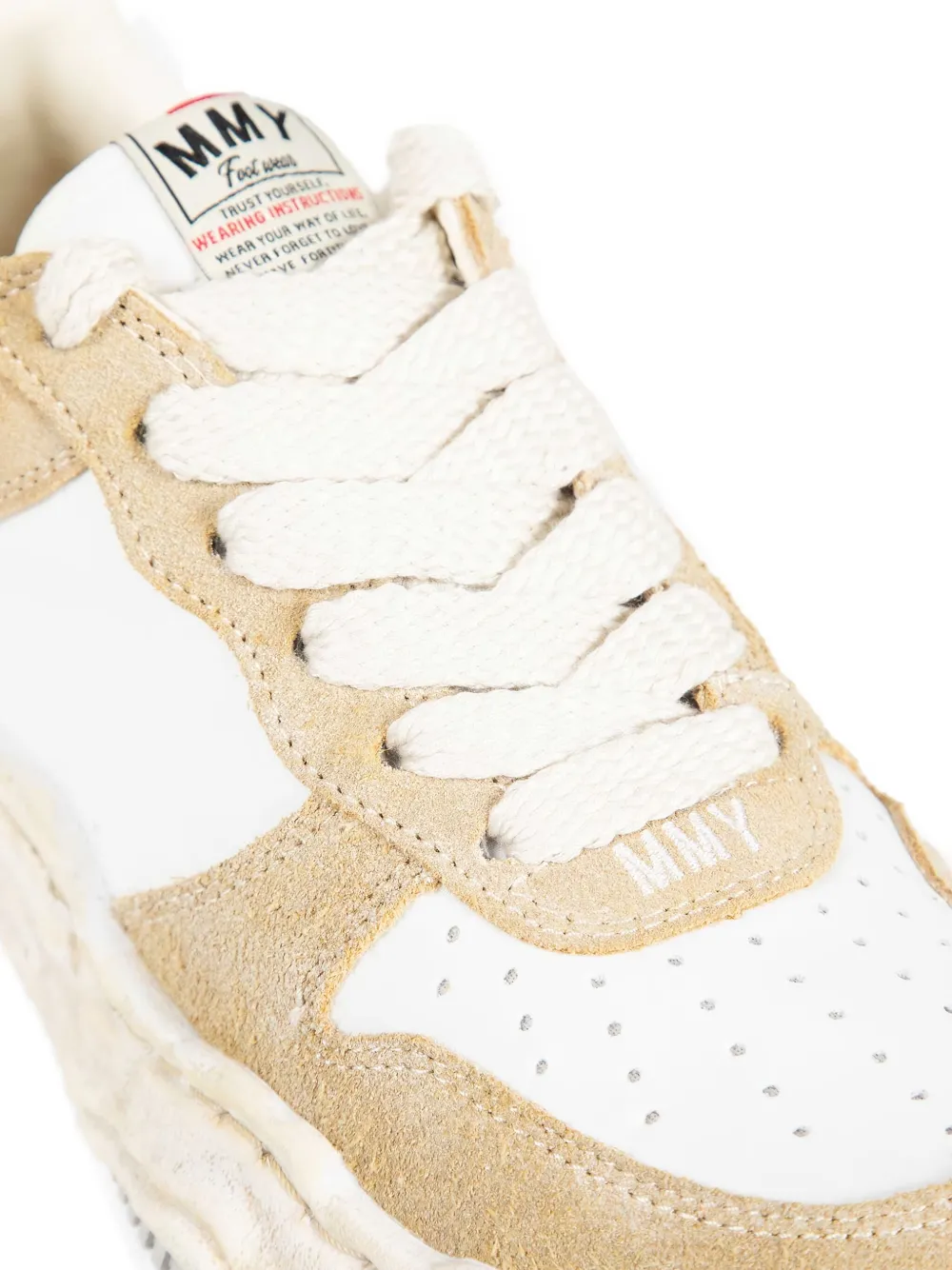 Maison MIHARA YASUHIRO Wayne suède sneakers Wit