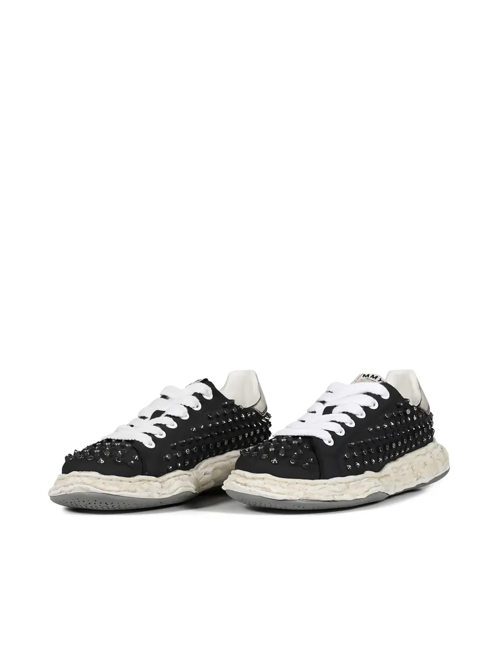 Miharayasuhiro Charles Studded Sneakers In Black
