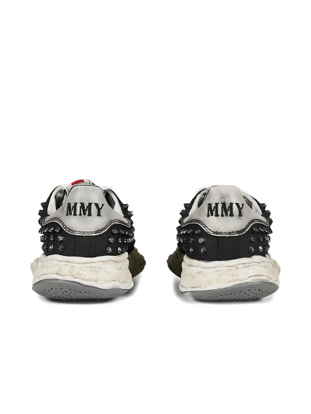 Miharayasuhiro Charles Studded Sneakers In Black