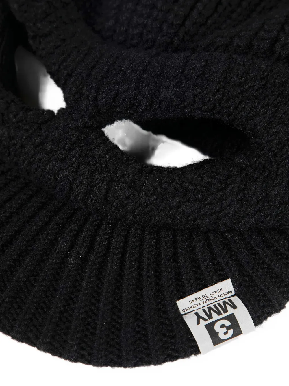 Miharayasuhiro Visor Knit Cap In Black