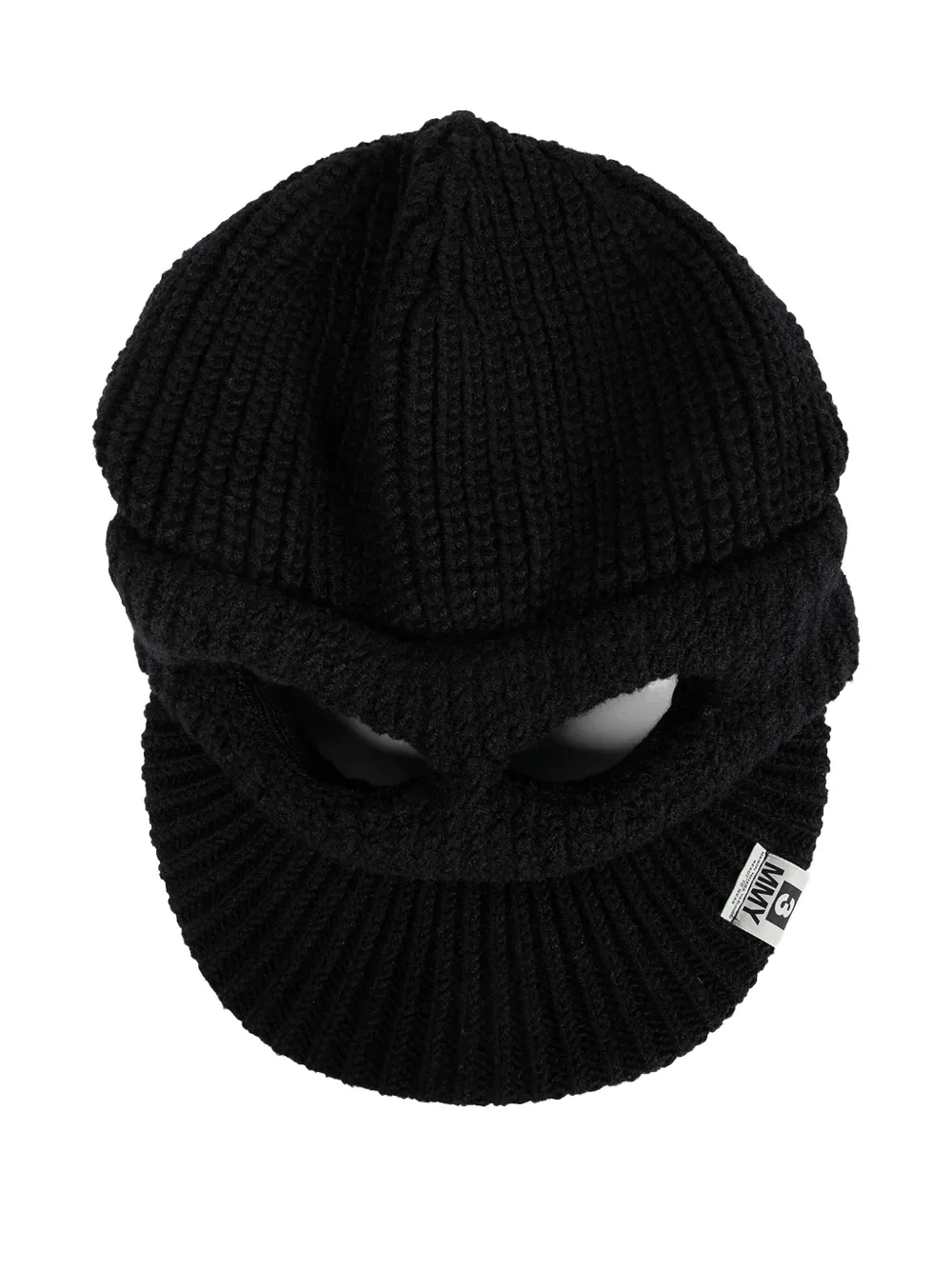 Miharayasuhiro Visor Knit Cap In Black