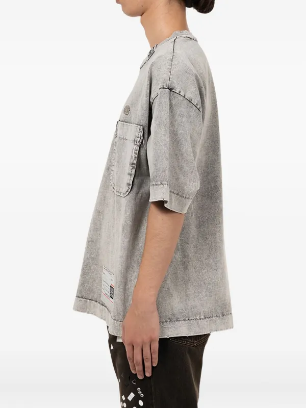 Maison MIHARA YASUHIRO Amateur Sewn Like T-shirt | Grey | FARFETCH