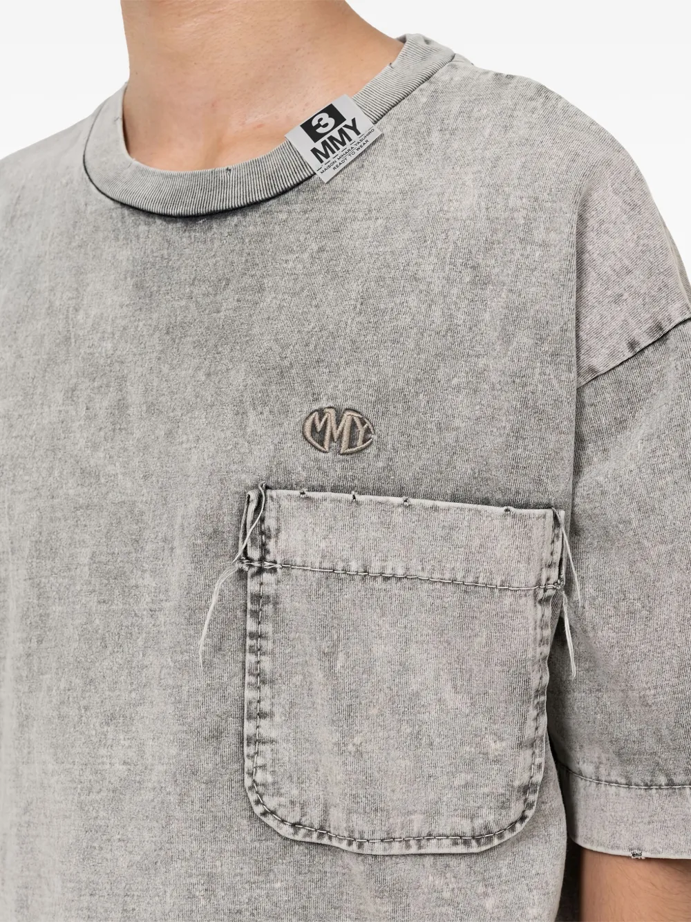 Maison MIHARA YASUHIRO Amateur Swen Like T-shirt Grijs