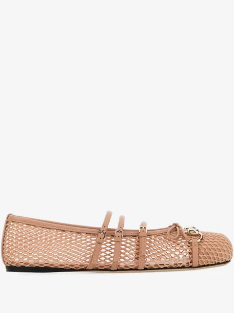 Gucci perforated ballerinas
