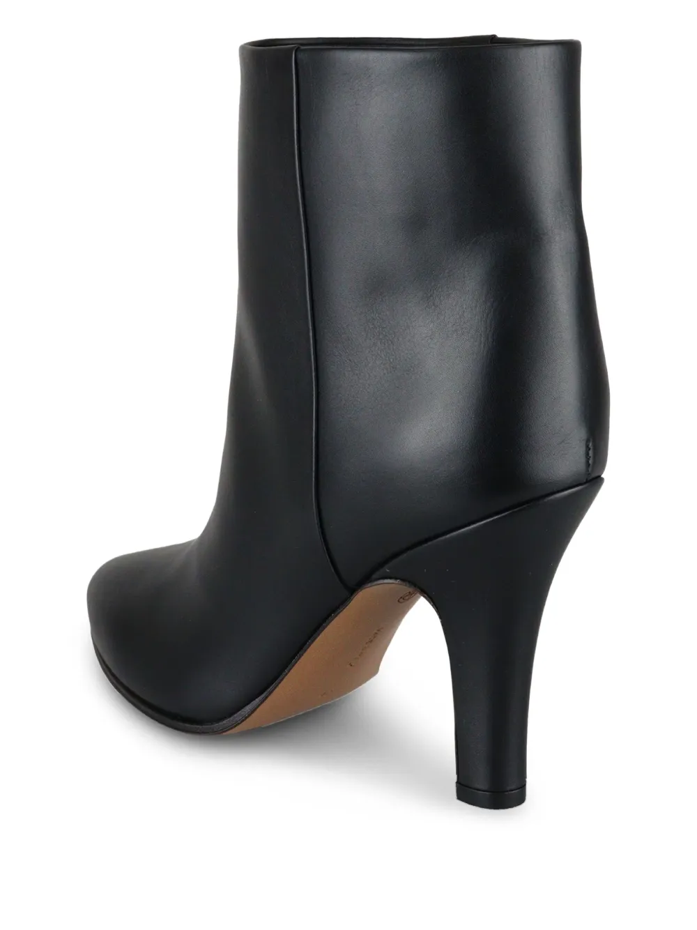 The Row 90mm Prudens Leather Ankle Boots In Animal Print