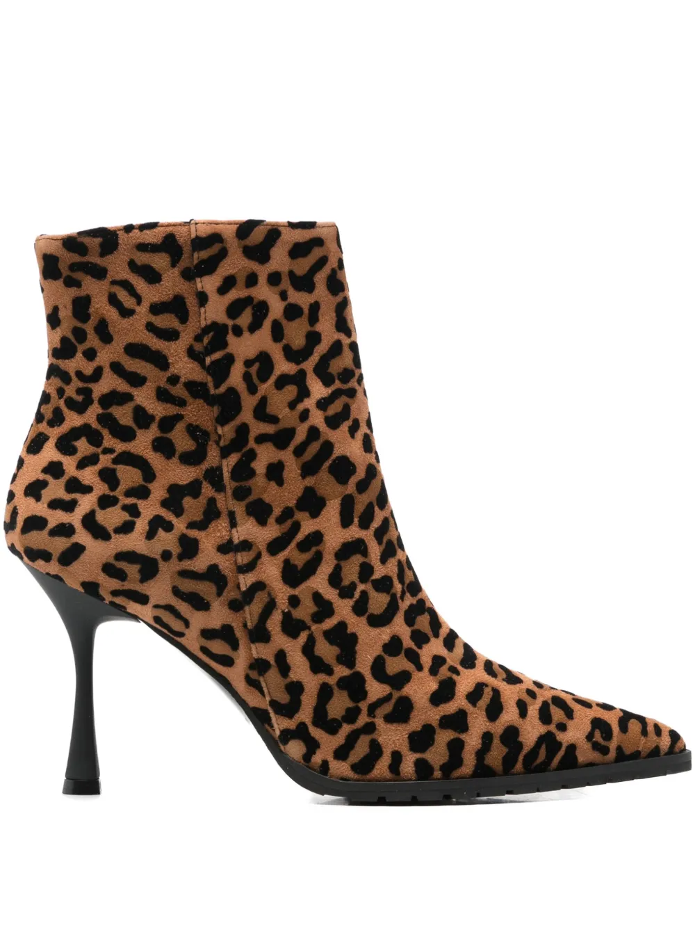 Fratelli Russo animal print heeled boots | Brown | Image 1