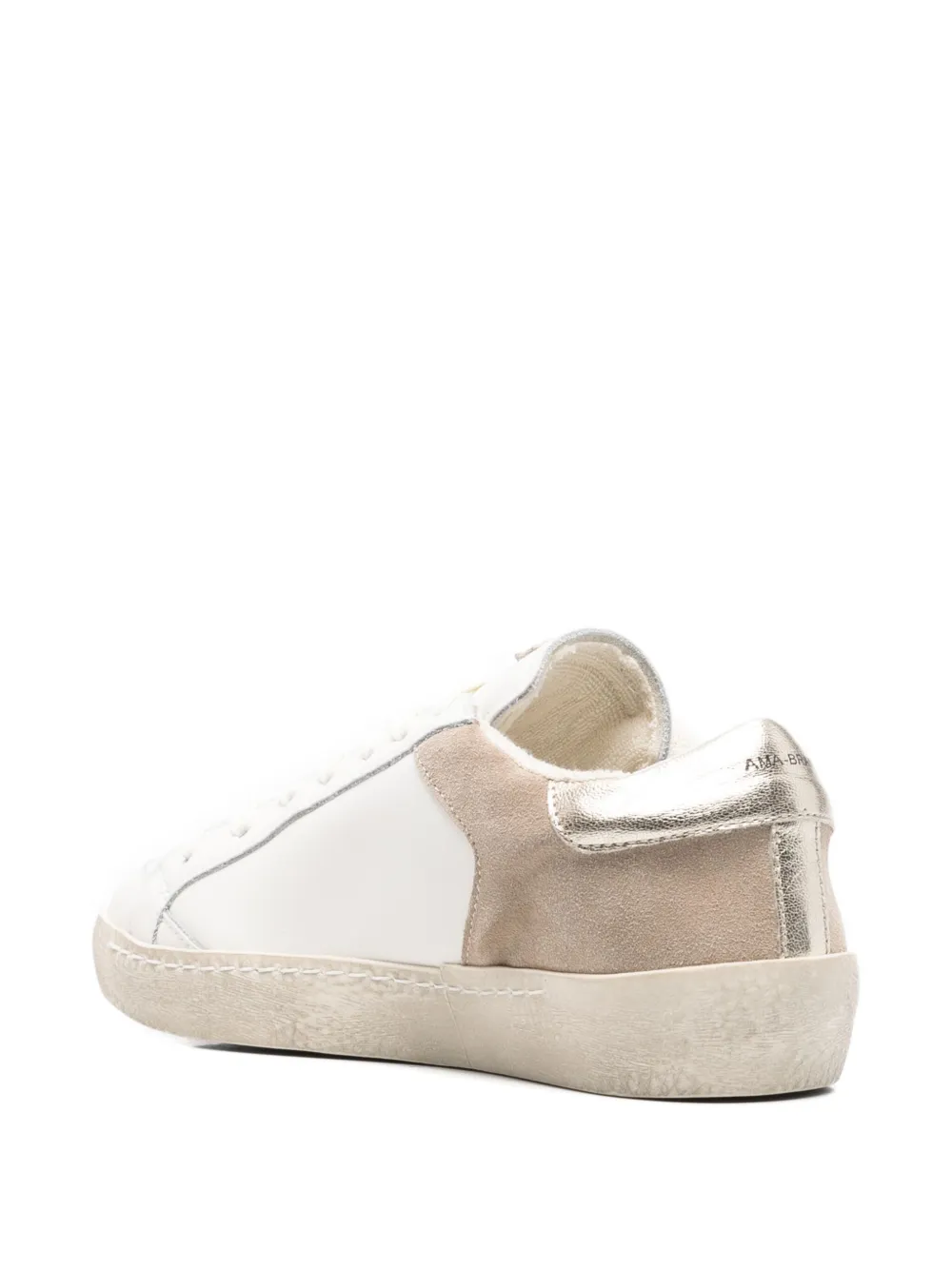 Ama Brand Timeless sneakers met sterapplicatie Wit