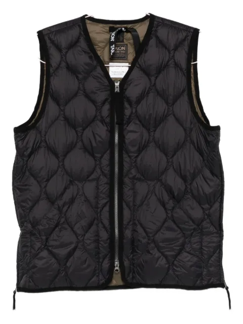 Taion zip-fastening gilet