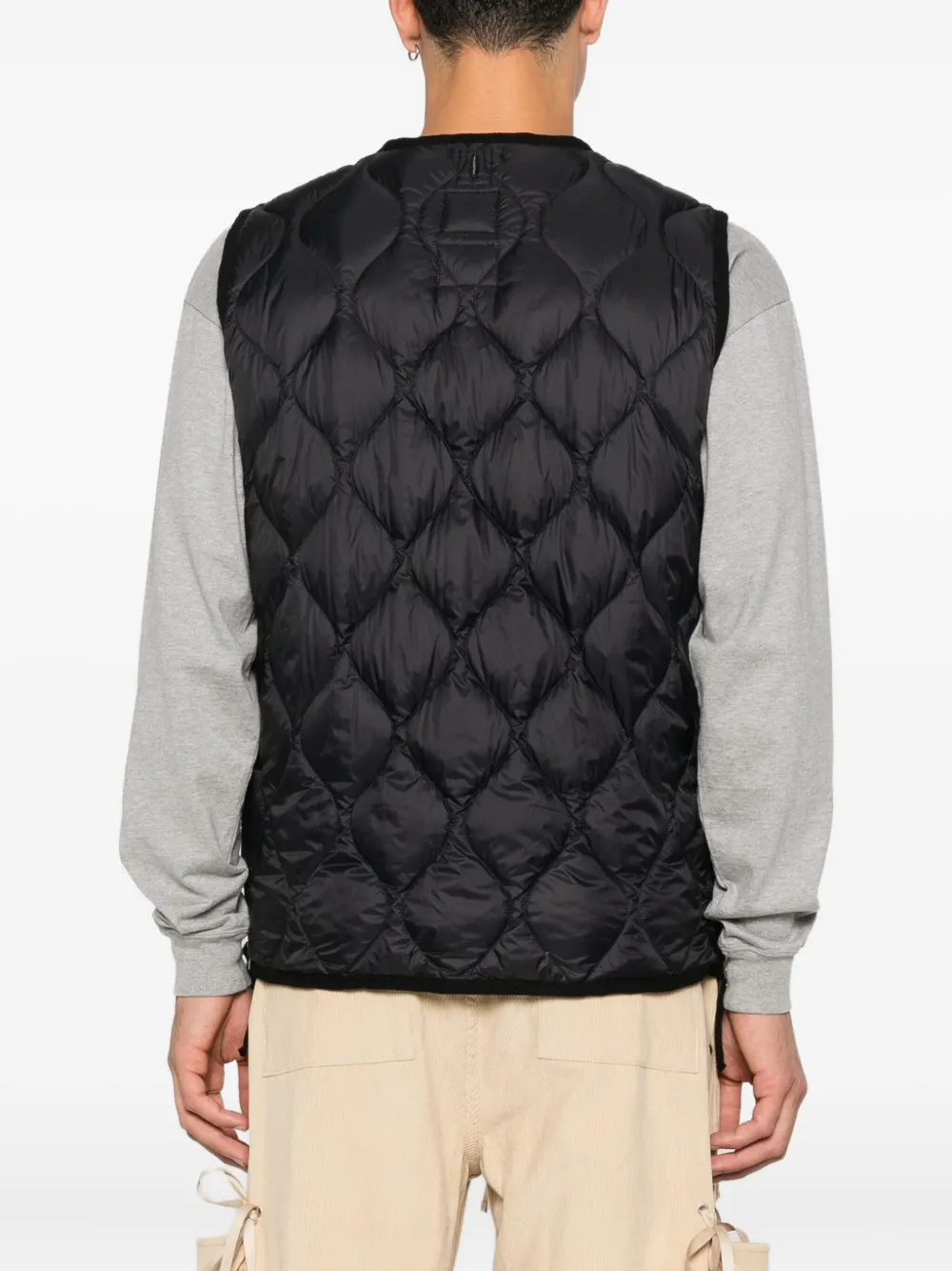 Taion Gilet met ritssluiting Zwart
