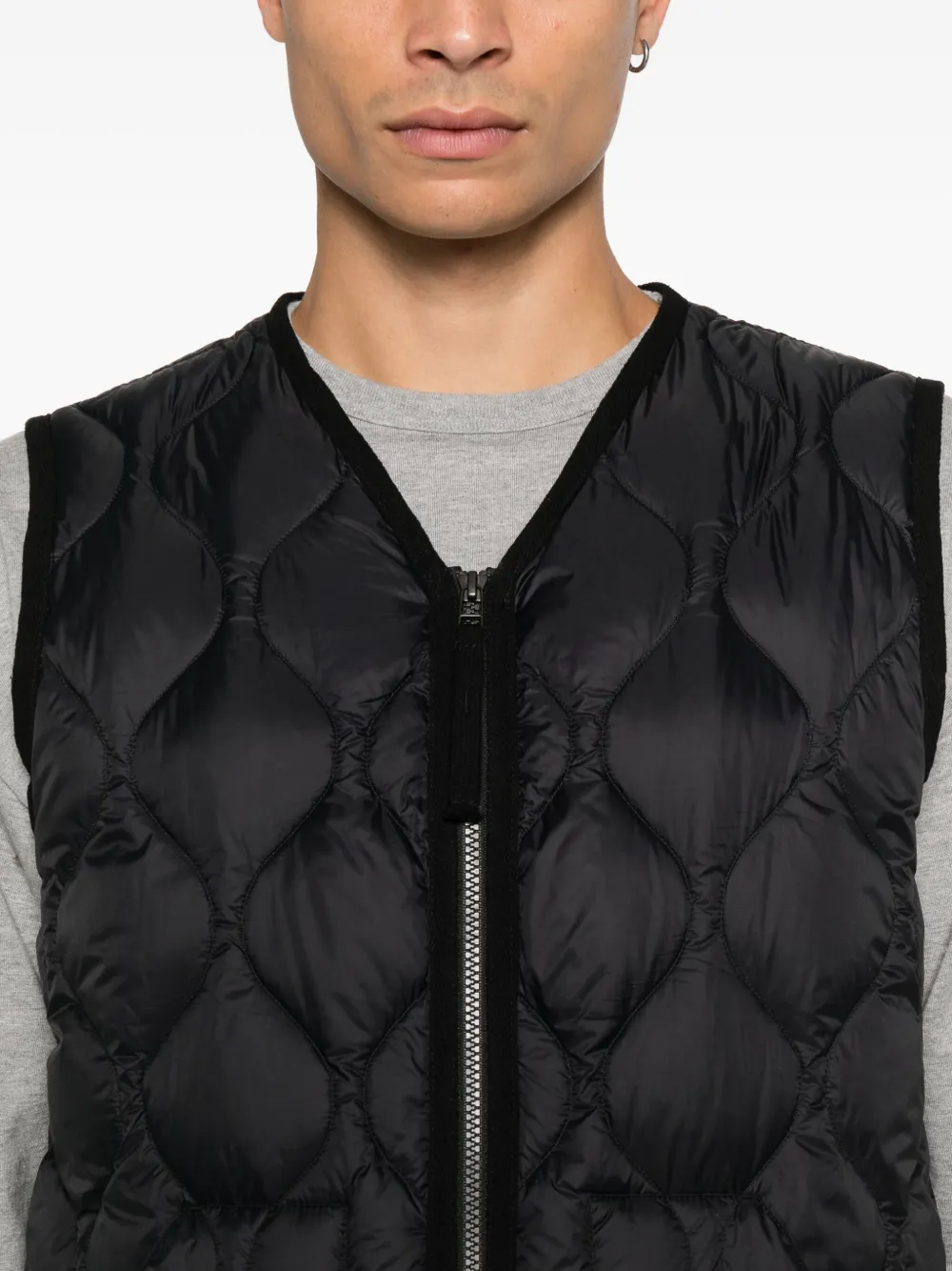 Taion Gilet met ritssluiting Zwart