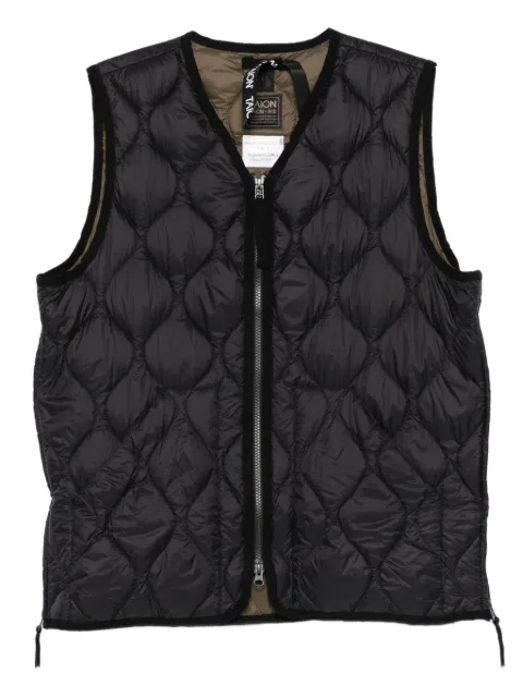 Taion zip-fastening gilet