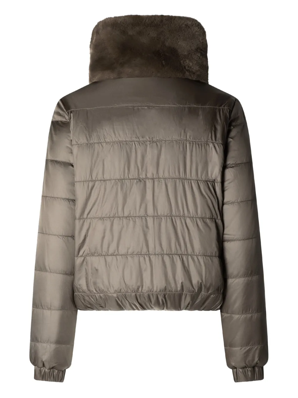 Save The Duck High-neck Jacket In Brown