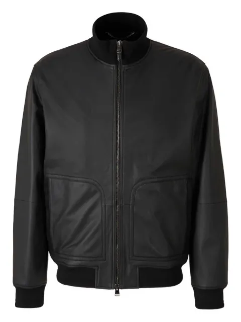 Canali high-collar jacket