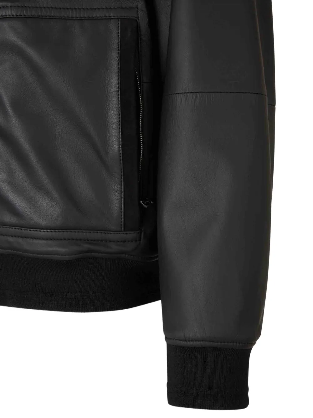 Canali Jack met hoge hals Zwart