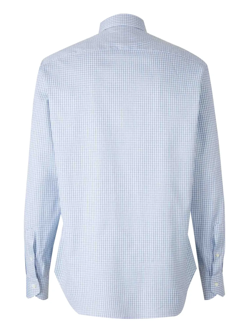 Canali ribbed button shirt - Blauw
