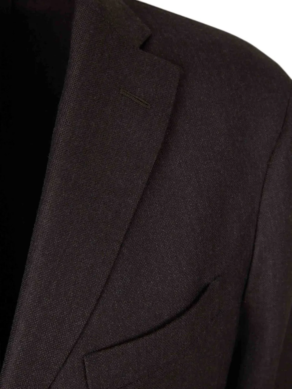 Boglioli Blazer met enkele rij knopen Bruin