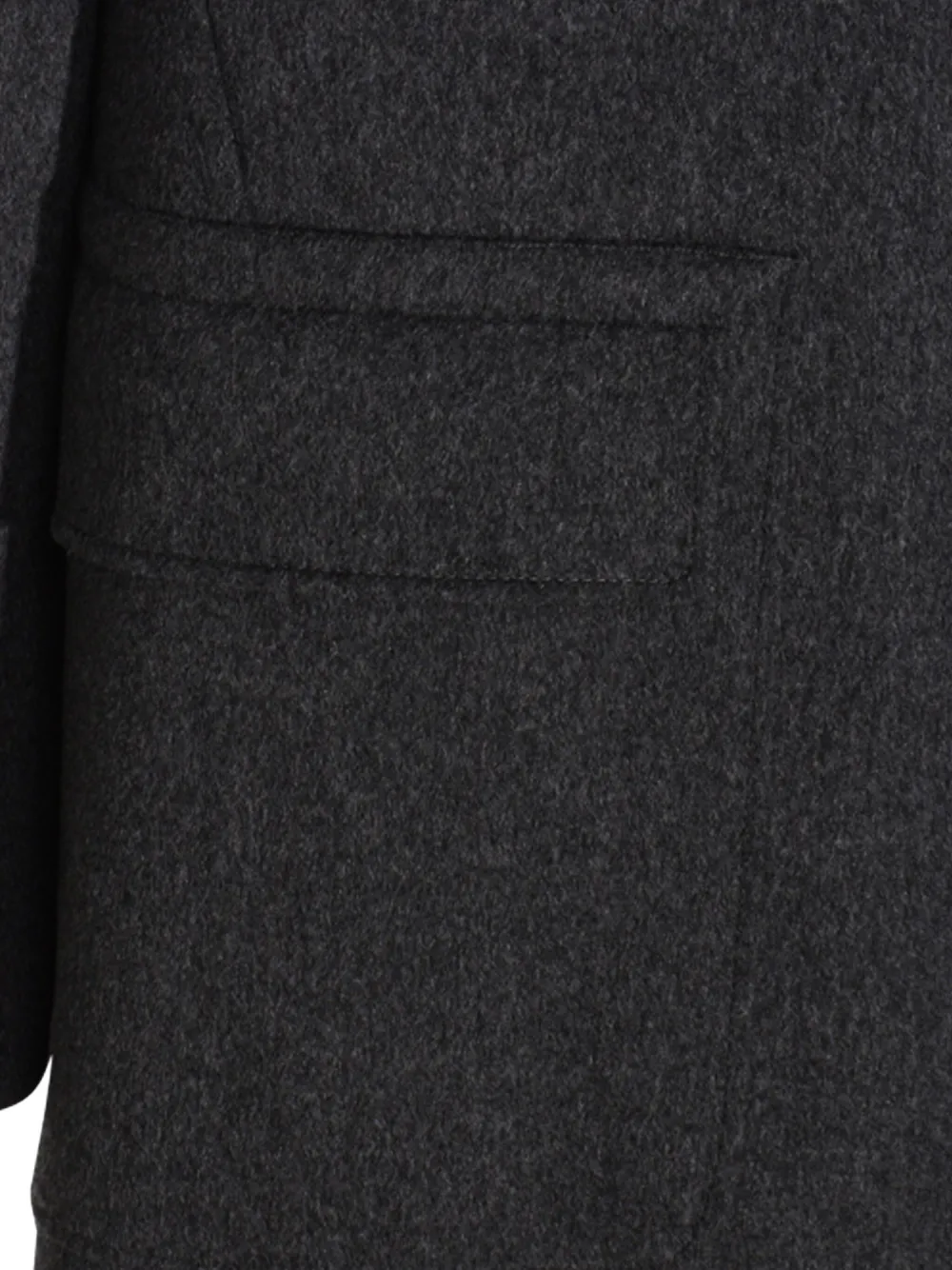 Canali Wollen jas met zak Grijs