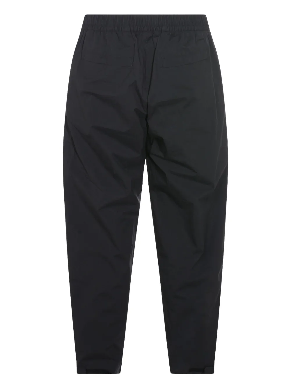 Laminar elasticated-waistband trousers - Zwart