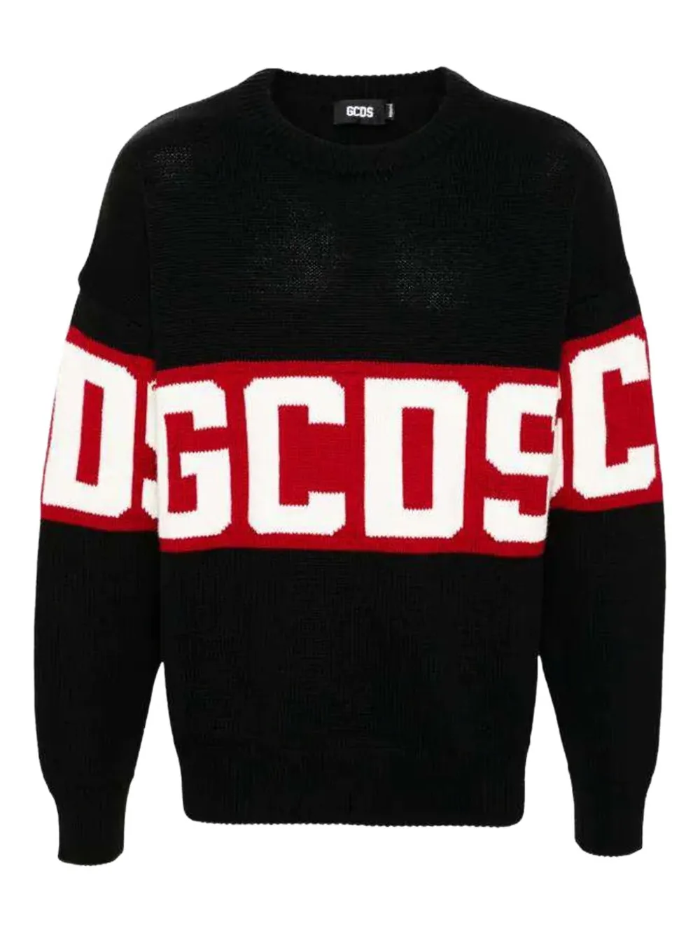 GCDS suéter con motivo de rayas | negro | Image 1