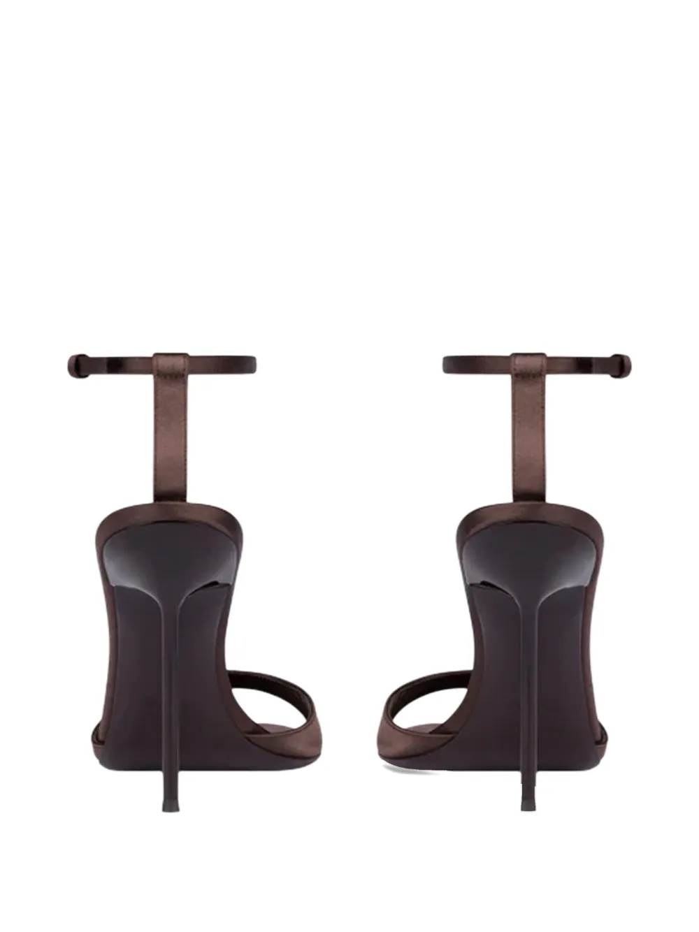 Paris Texas 105 mm Lidia sandalen met T-bandje Bruin