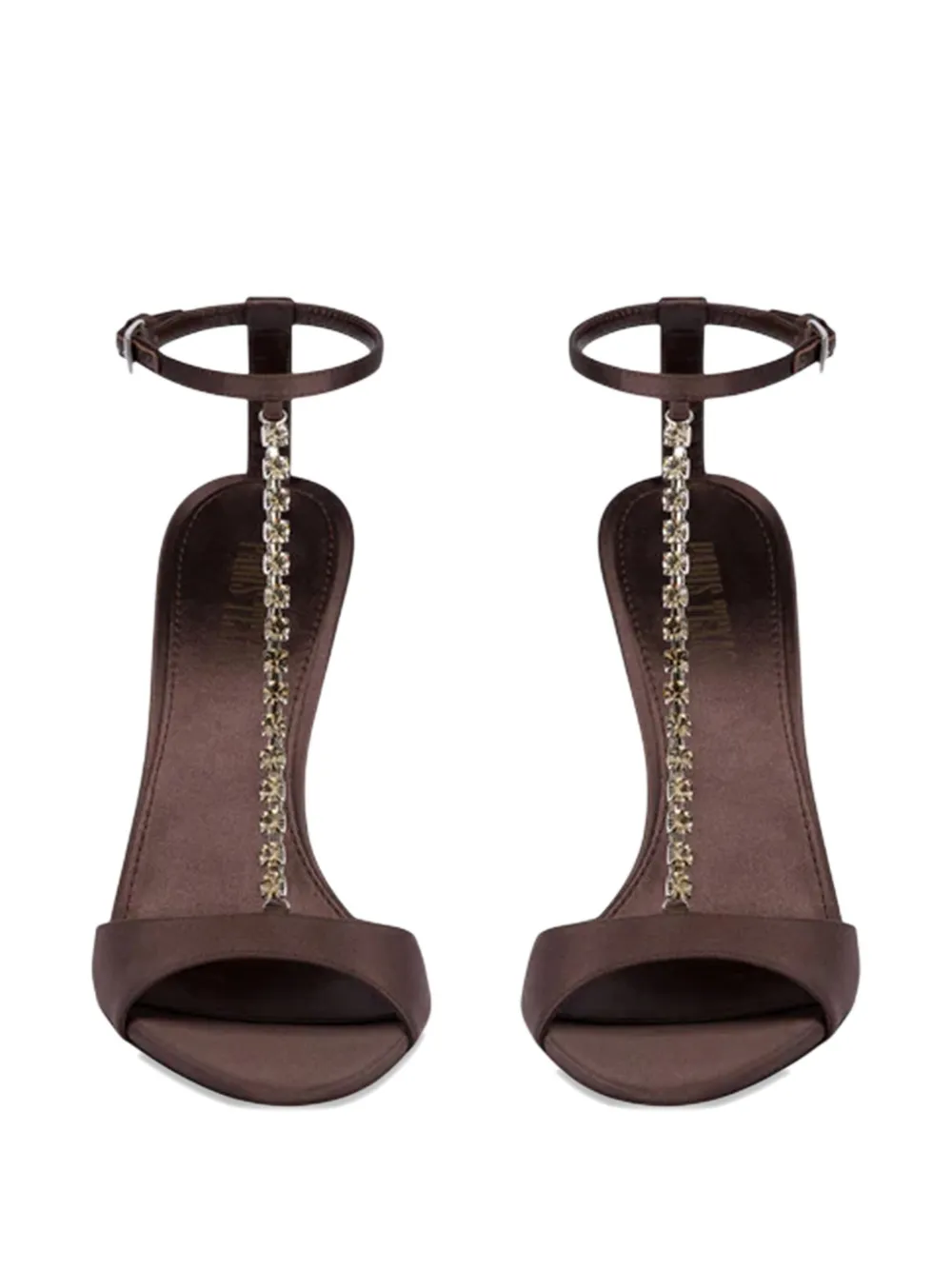 Paris Texas 105 mm Lidia sandalen met T-bandje Bruin