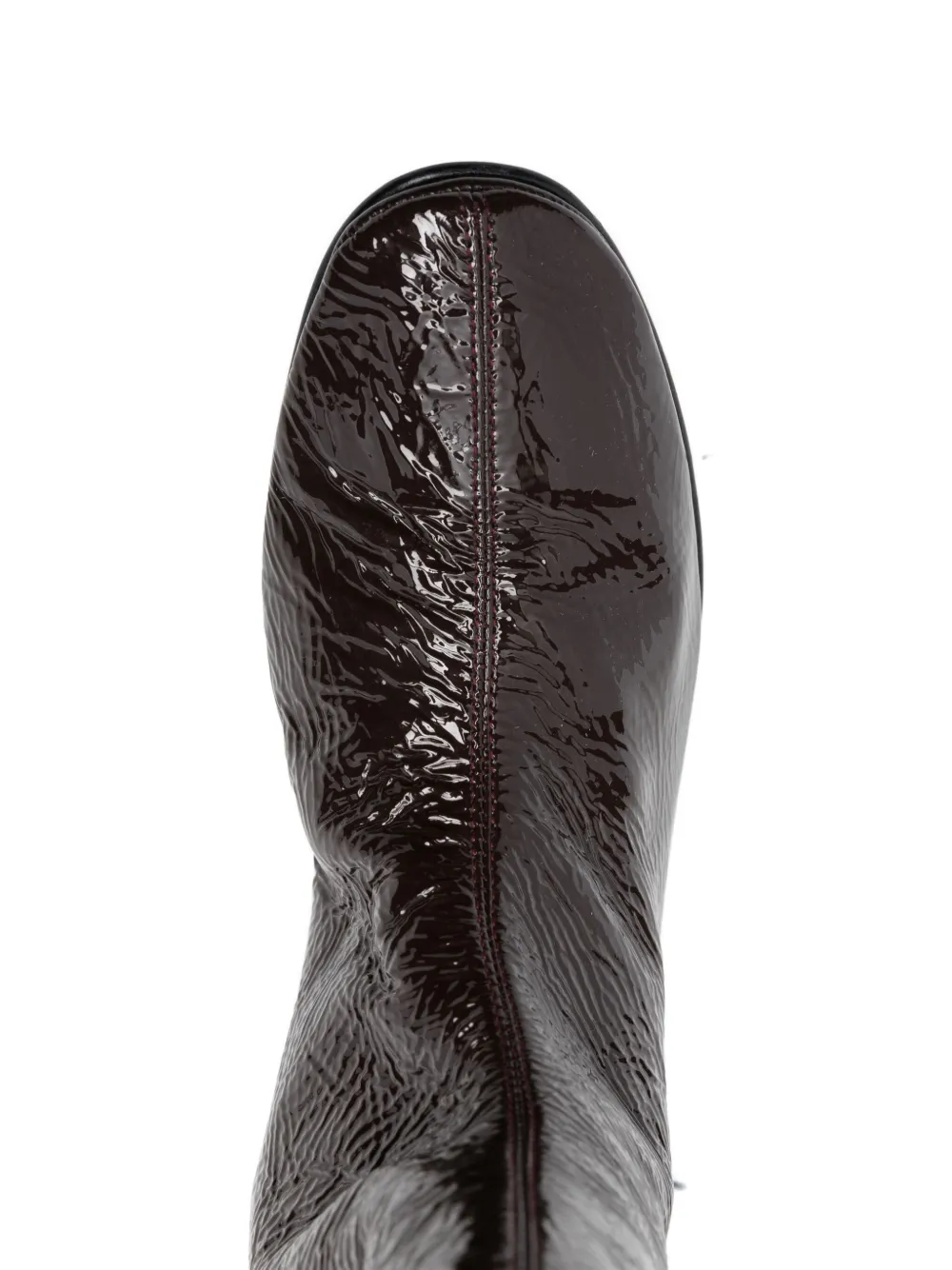 Alberta Ferretti Zip Boots In Brown