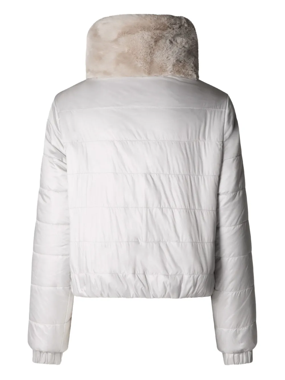 Save The Duck Jack met hoge hals Beige