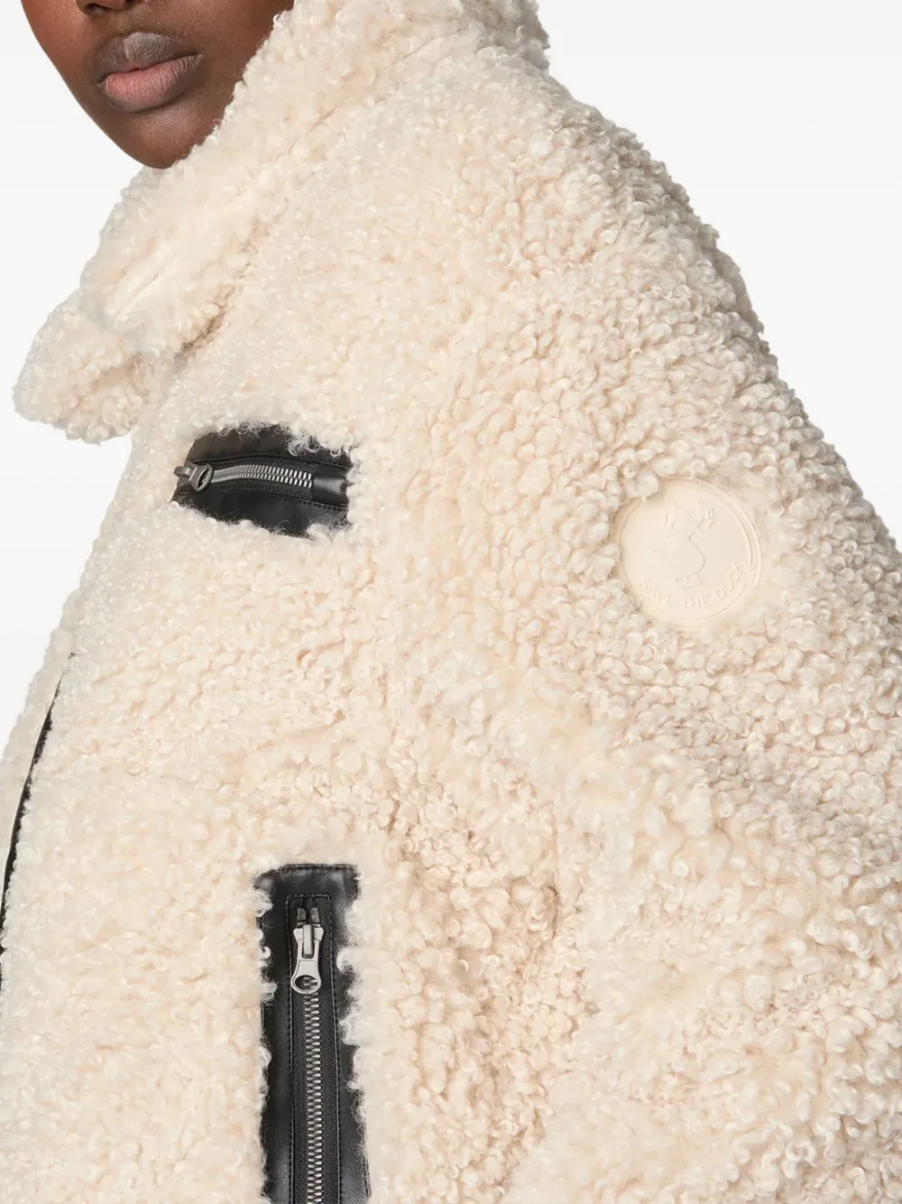 Save The Duck Hester zip-up jacket | Faux Fur & Shearling Jackets | Image 2