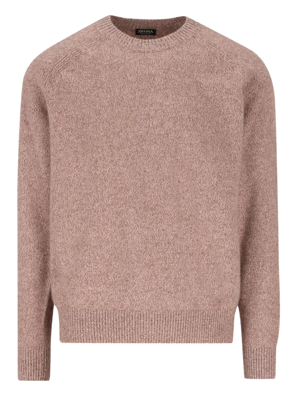 Zegna ribbed crew-neck sweater | Brown | Image 1