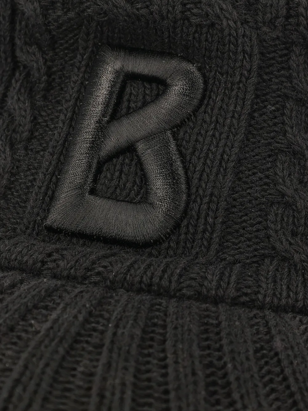 Bogner Tessa Cable-knit Hat In Black