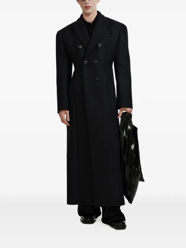 LGN LOUIS GABRIEL NOUCHI double-breasted Coat | Black | FARFETCH