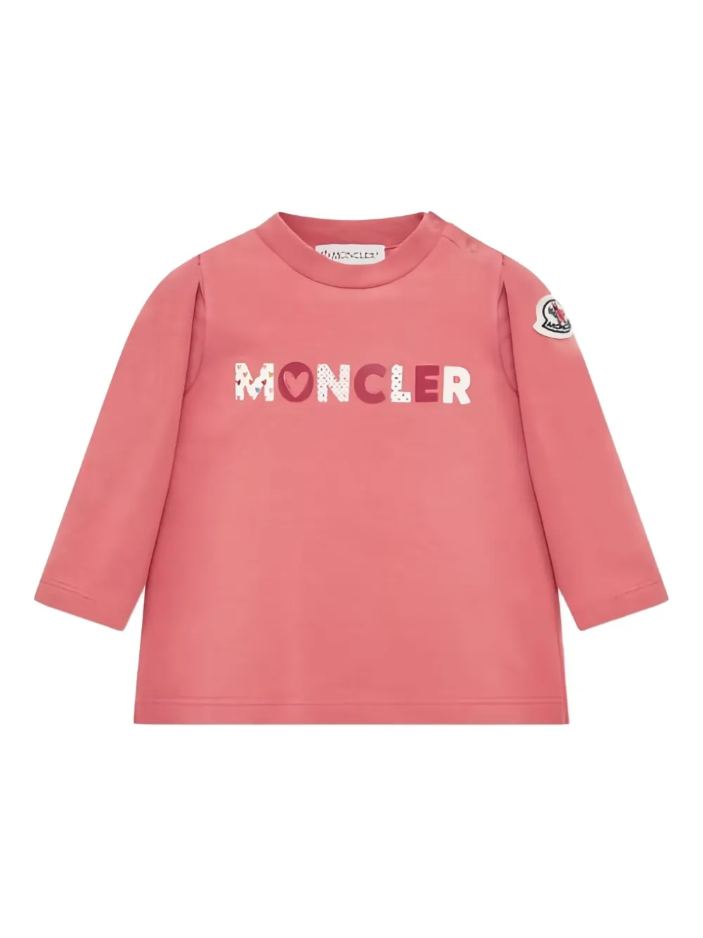 Moncler Enfant T-shirt met lange mouwen Roze