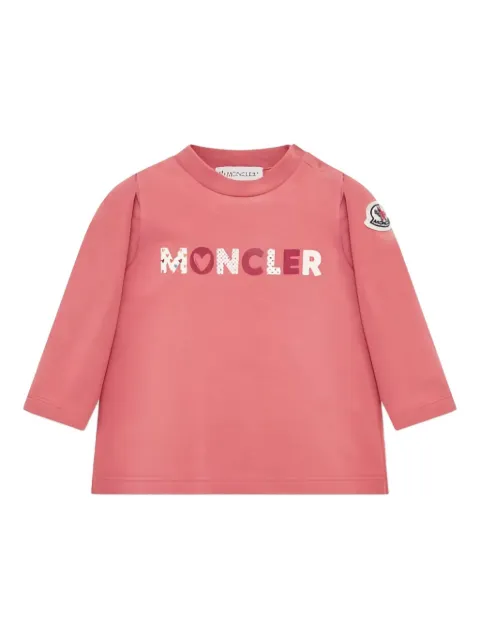 Moncler Enfant playera manga larga con logo
