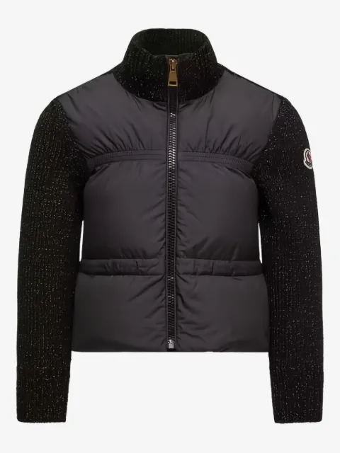 Moncler Enfant logo-patch padded jacket