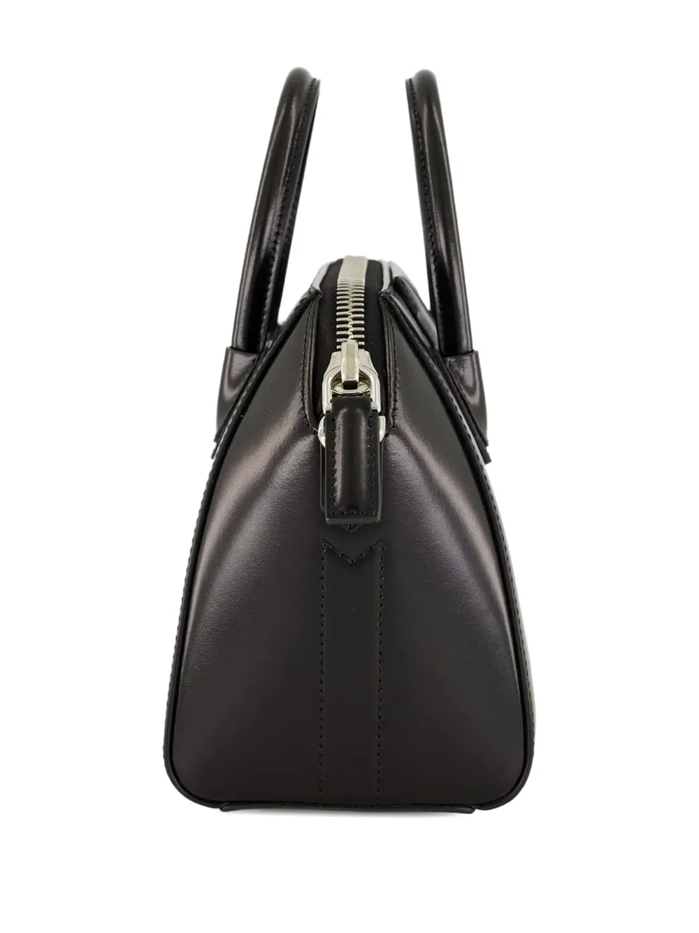 Givenchy Mini Antigona Box Leather Tote Bag With Two-way Carrying Option In Blue