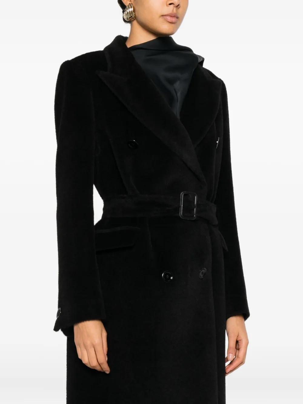 Tagliatore Jole Coat In Black