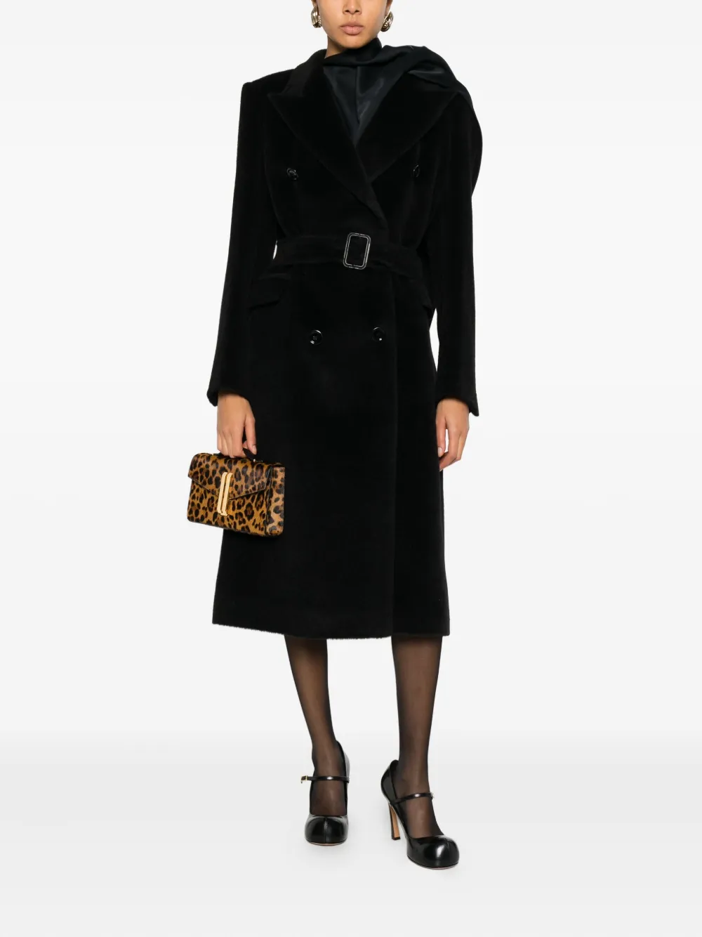 Tagliatore Jole Coat In Black