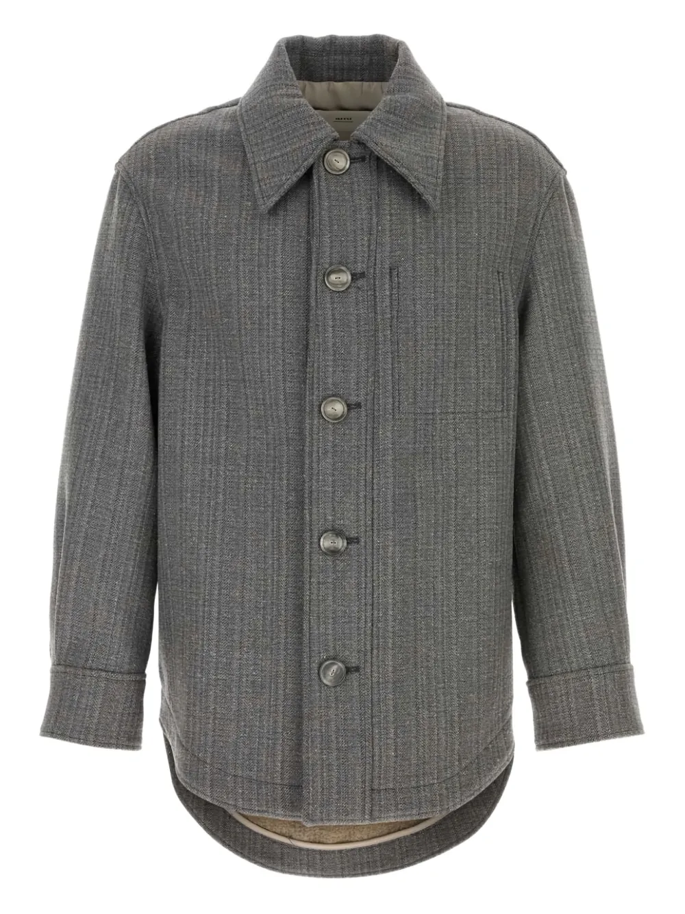 AMI Paris buttoned overshirt | Grey | Image 1